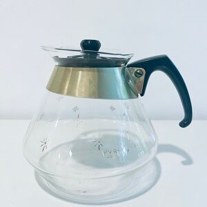 Vintage Pyrex MCM Coffee Pot Carafe 4-cup
